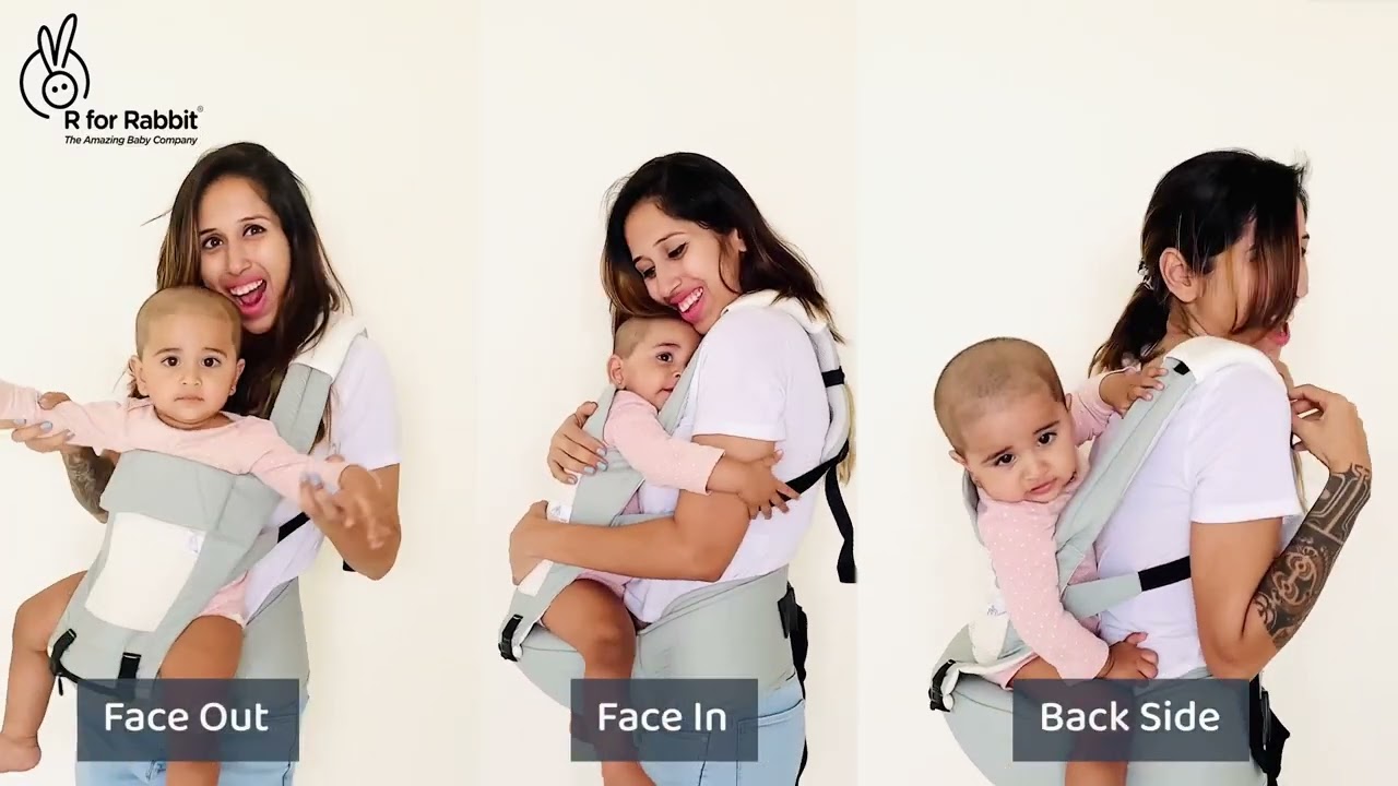R for Rabbit Upsy Daisy Baby Carrier Usage Video
