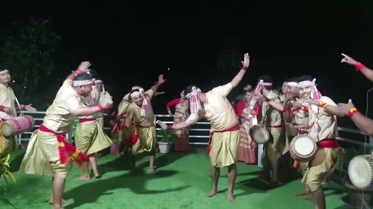charaideo bihu husari dol at kahilipara pub santi nagar.