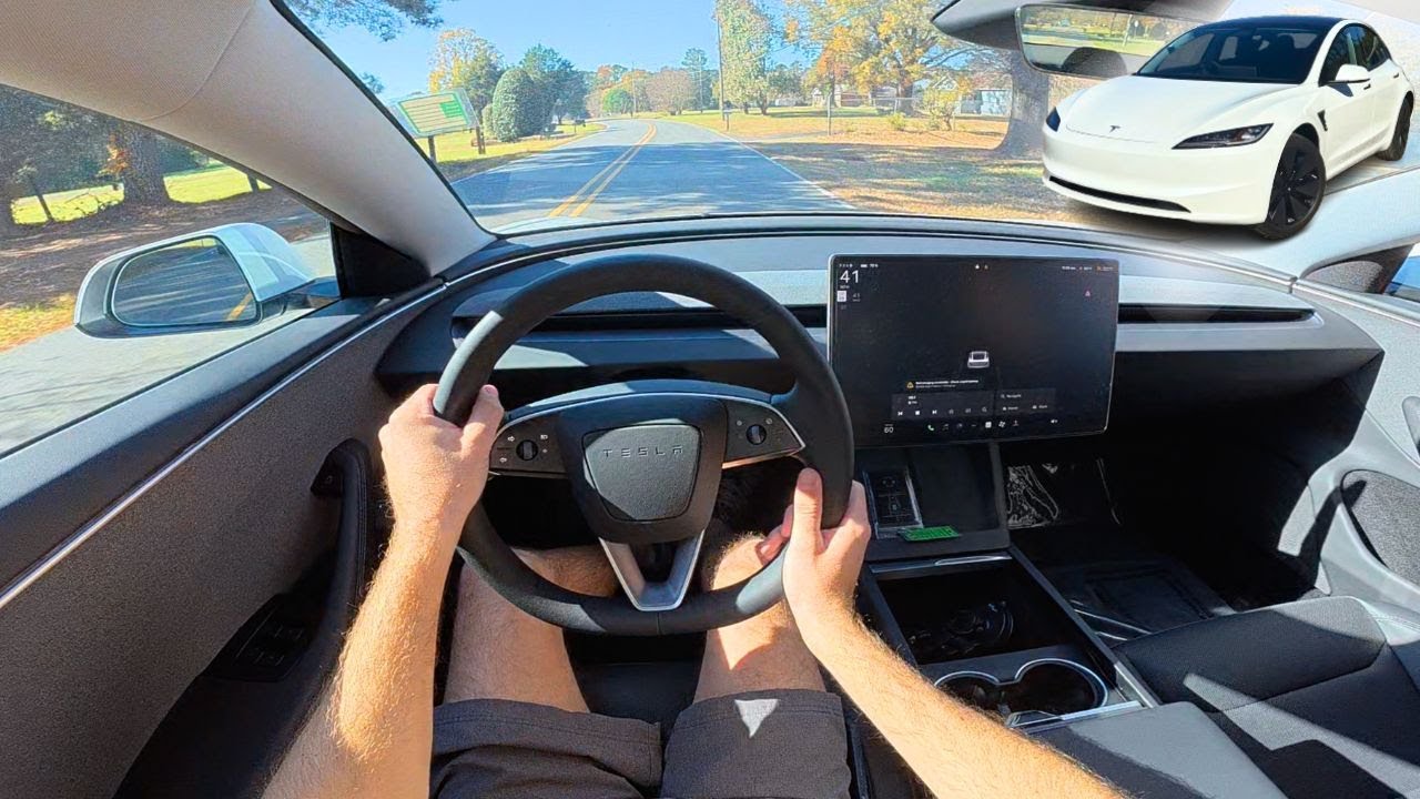 Tesla Model 3 Premium RWD: POV Drive, Walkaround and ASMR