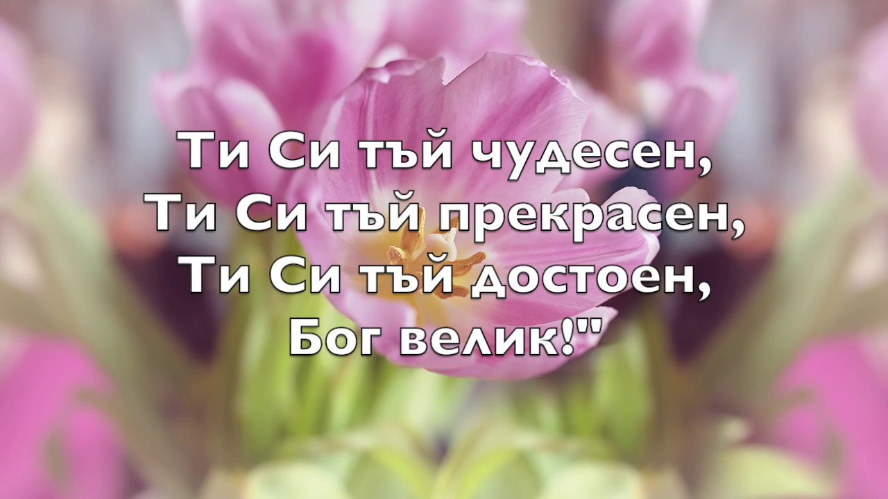 ИДВАМ ДА ТЕ ХВАЛЯ // Here I Am to Worship