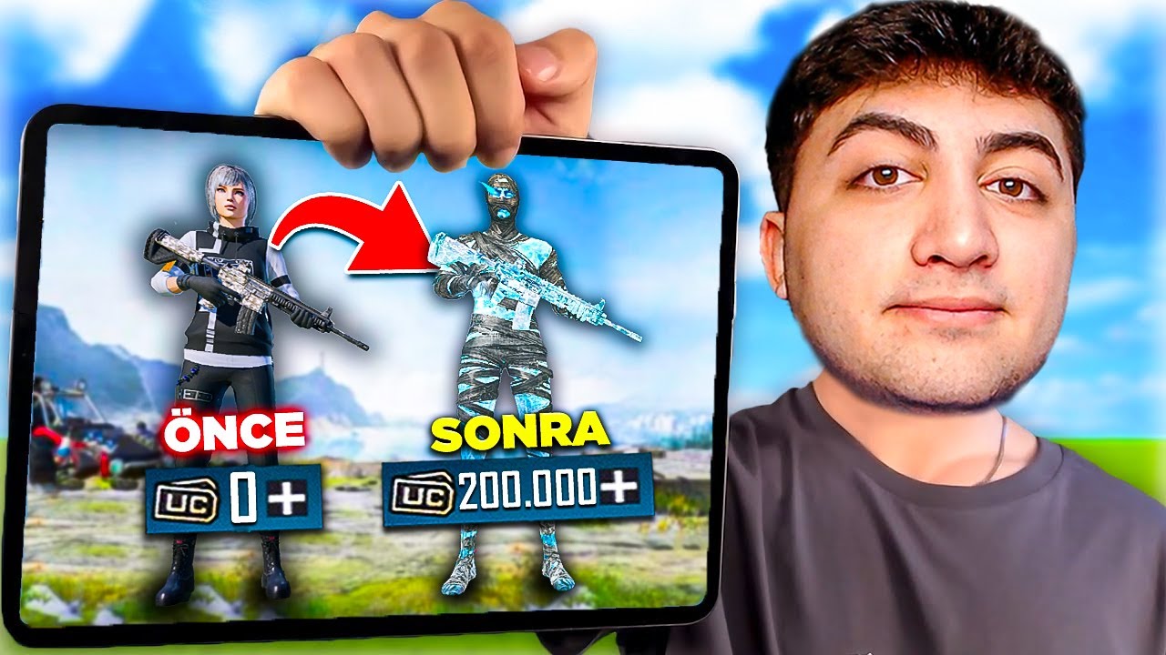 İZLEYİCİMİN HESABINI 200.000 UC DEĞERİNDE FULLEDİM! (REKOR) | PUBG Mobile