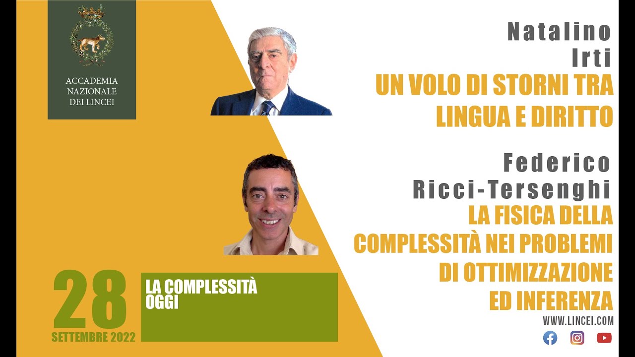 La Complessità Oggi (parte 3) - Natalino IRTI e Federico RICCI-TERSENGHI