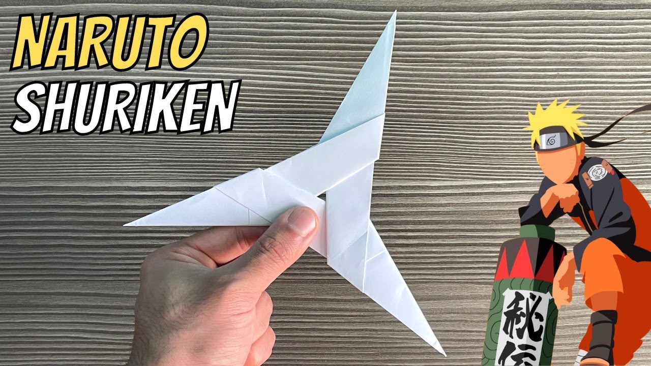 DIY - How To Make A Paper Shuriken | Easy Origami Ninja Star