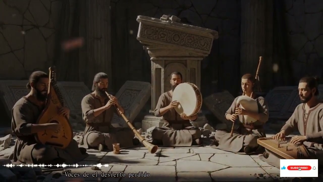En Espíritu Y Verdad Se Elevan Shofar Y Cánticos Hebreos Con Instrumentos Santos Ante Adonai
