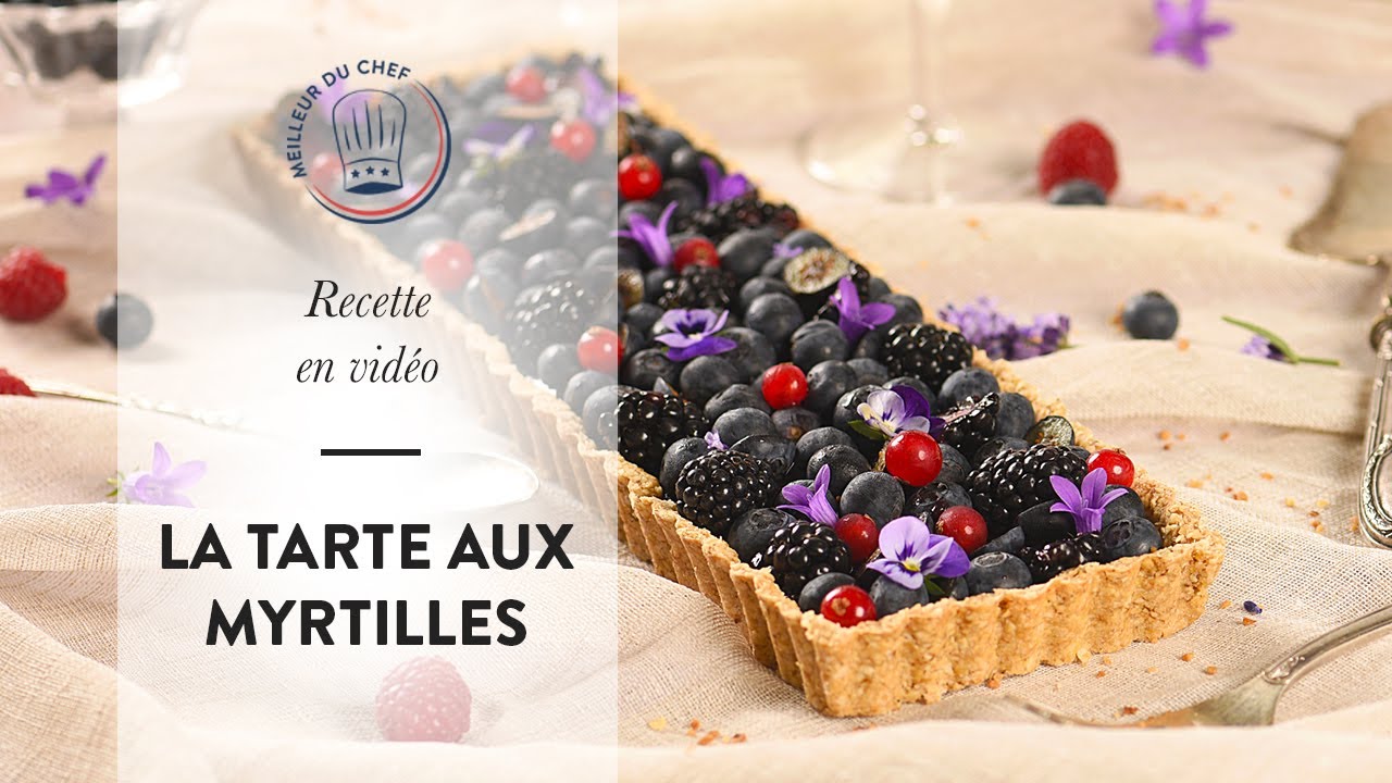 La Tarte aux Myrtilles de Chef Philippe !