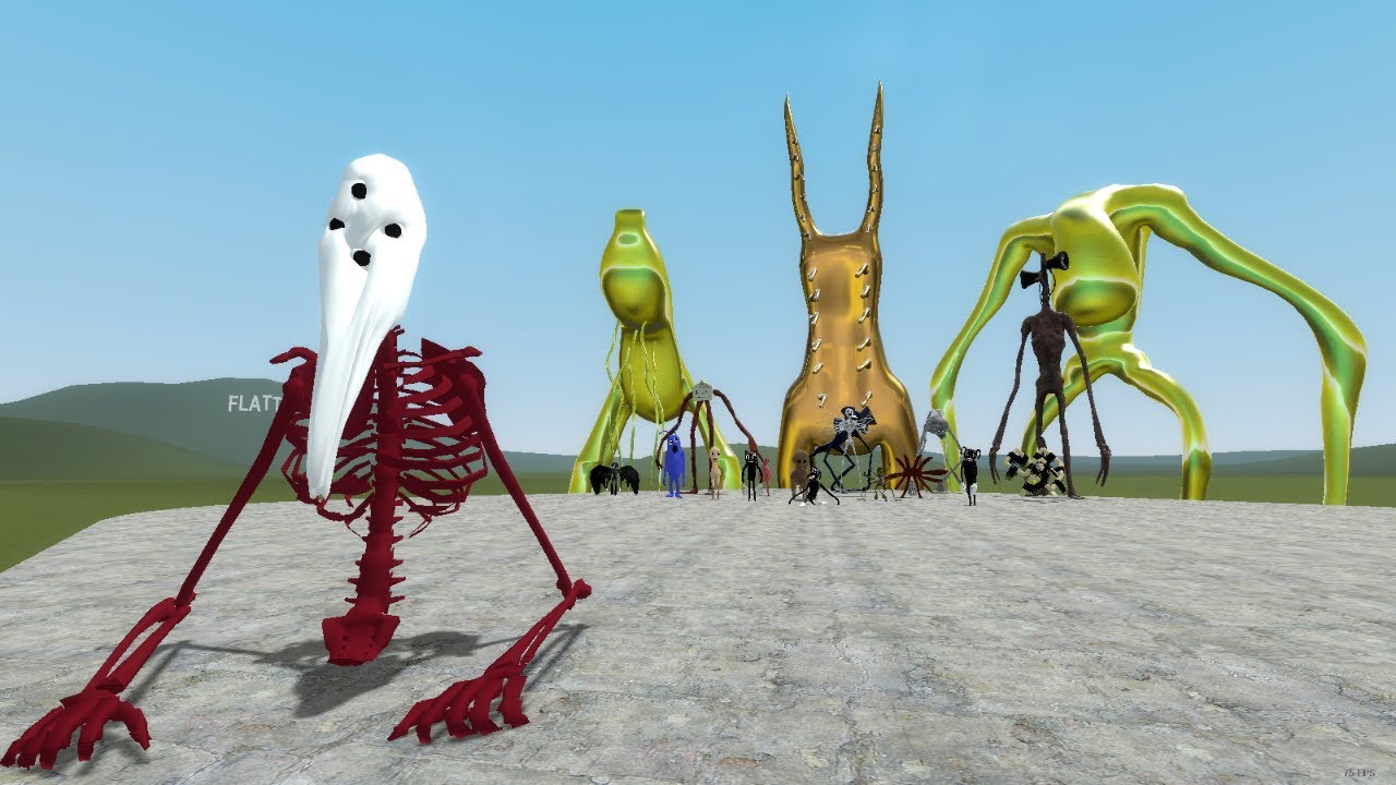 GOD OF ROADKILL VS TREVOR HENDERSON CREATURES!! Garry's Mod Sandbox