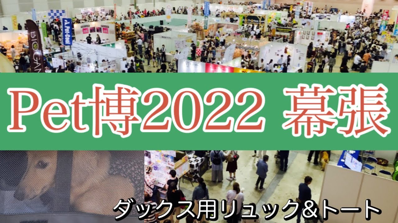 ペット博2022|ダックス用リュック&トート