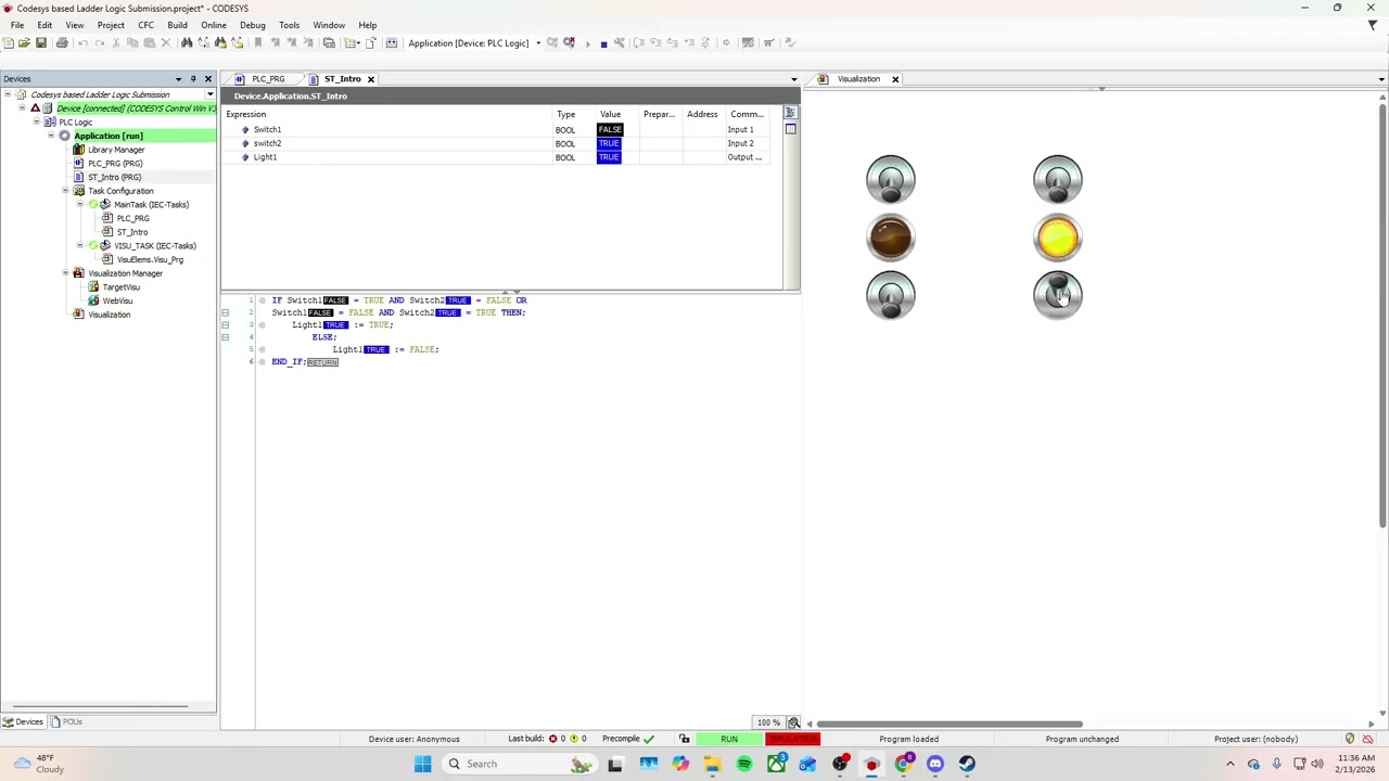 MEC342 - Codesys based Structured Text Acceptance Test