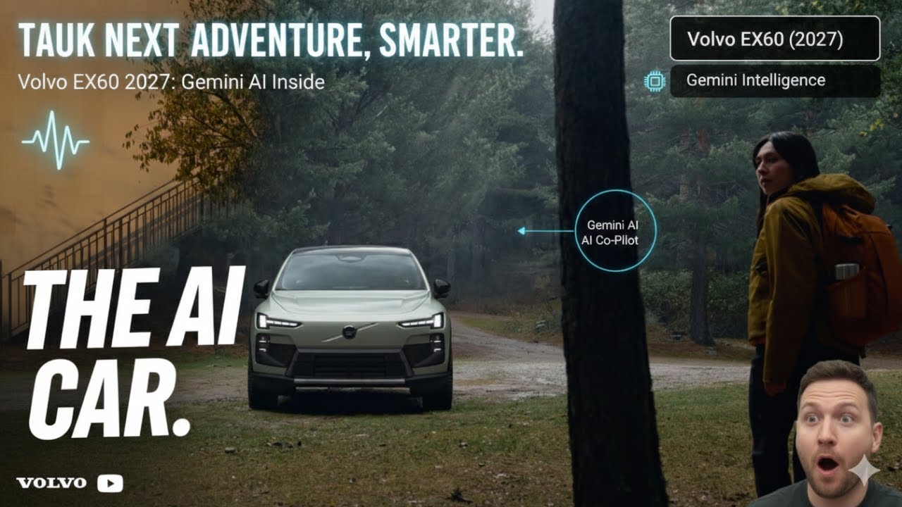 Volvo EX60 2027: The Electric SUV You Can Actually Talk To! Gemini AI Assistant Inside