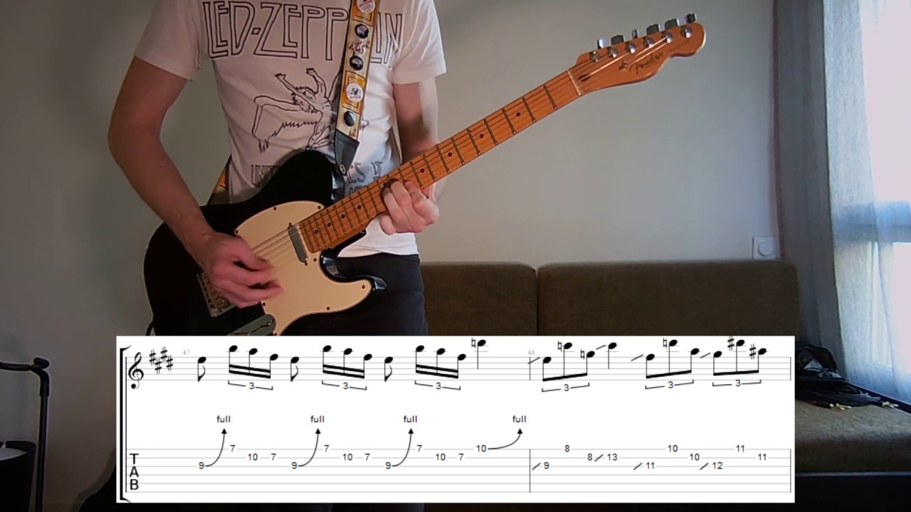 Popa Chubby - Real Thing Guitar cover with tabs