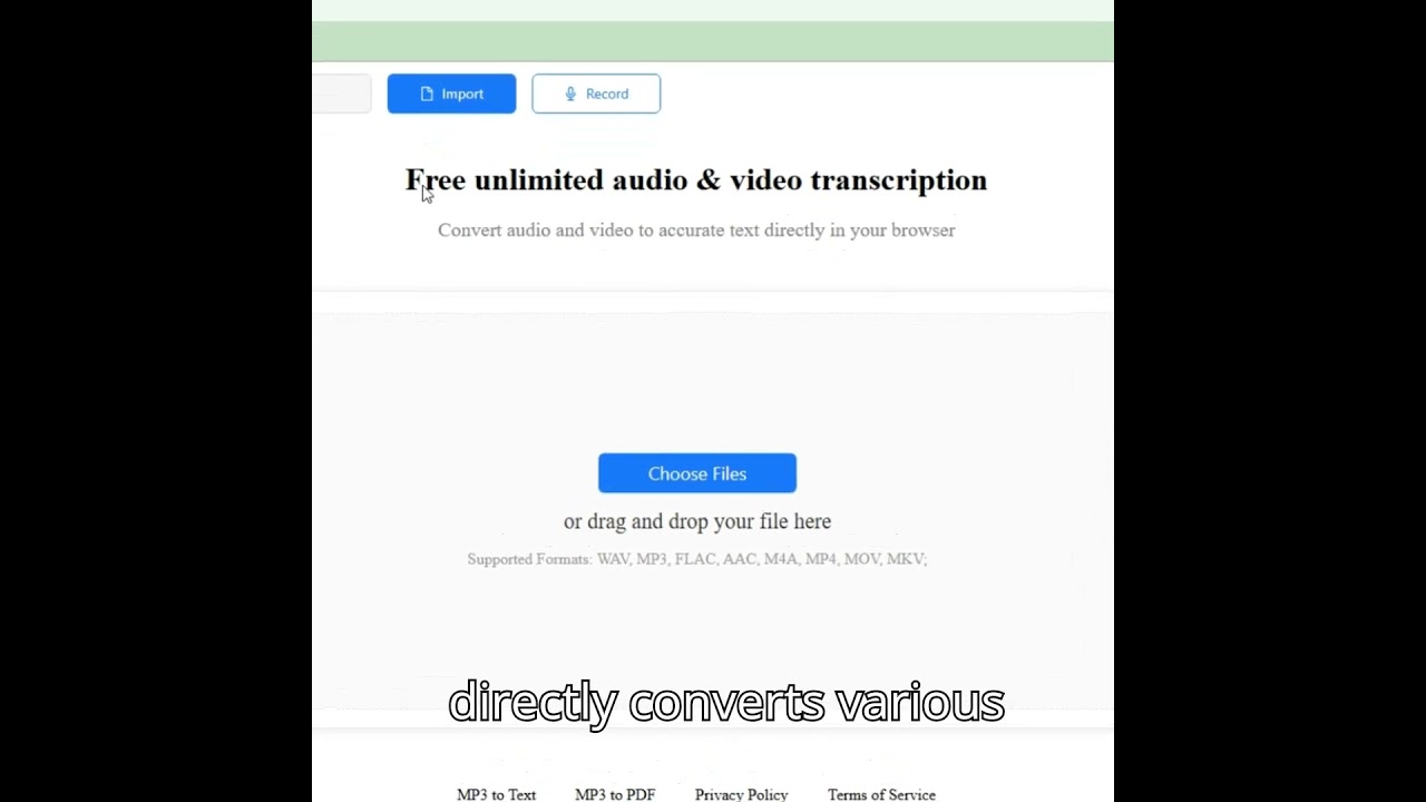 Convert Audio & Video to Text FREE & Unlimited  #audiototext  #freetool  #aitools  ##online tools
