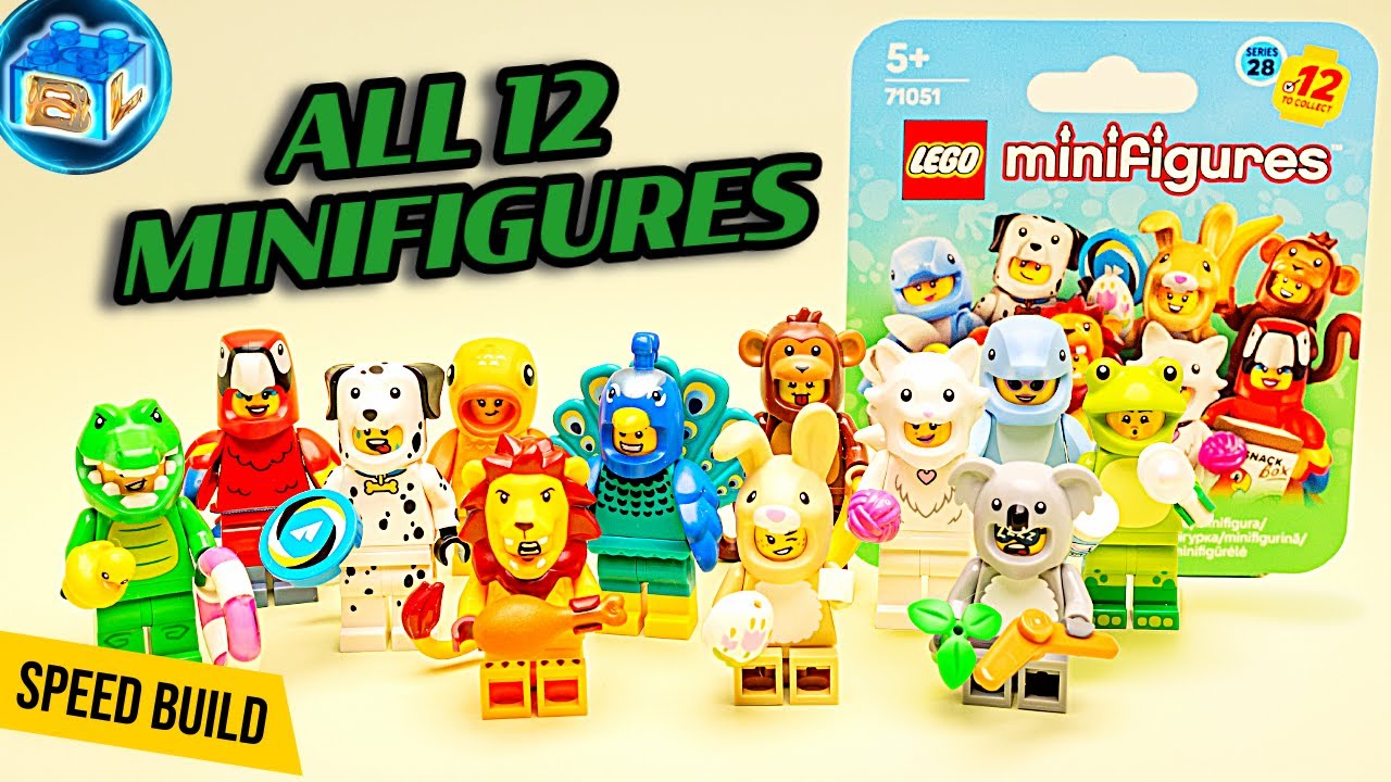 LEGO® Series 28 Minifigures Speed Build Full Review