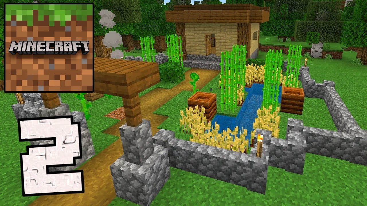 Minecraft PE 1.18 BETA - SURVIVAL - THE STARTER HOUSE - Gameplay Part 2