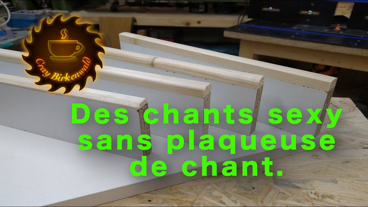 Placage de chant propre et net (technique de menuiserie)