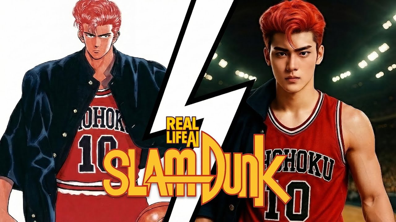 Slam Dunk Reimagined in Real-Life with AI | AI Transformation Showcase 🏀🔥