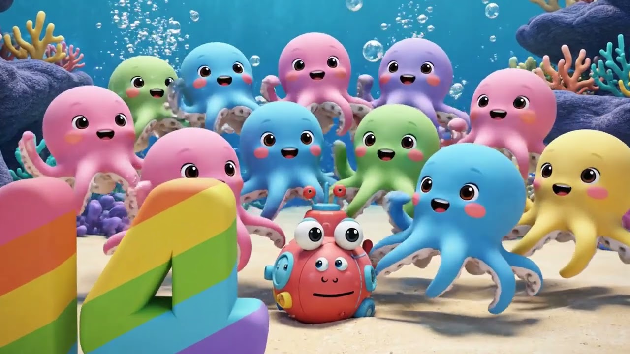 Learn Numbers 1–20 with Chubby Animal Friends 🐰🎉