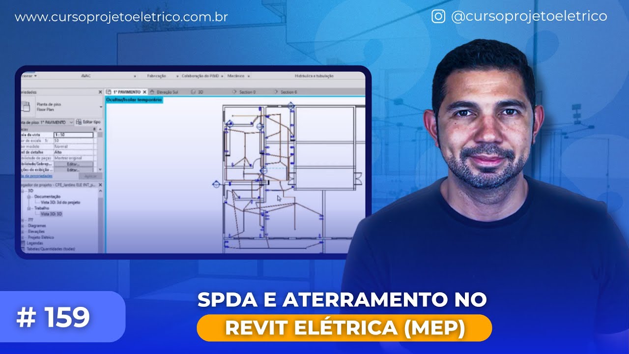 SPDA e Aterramento no Revit Elétrica (MEP) #ep159