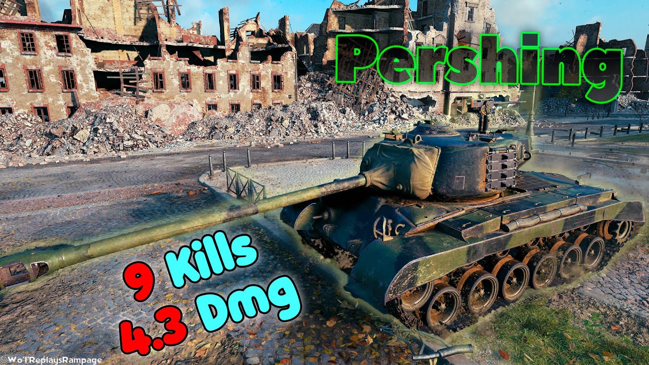 M26 Pershing - 9 Frags 4.3K Damage, Master, Master by player DustBunny514