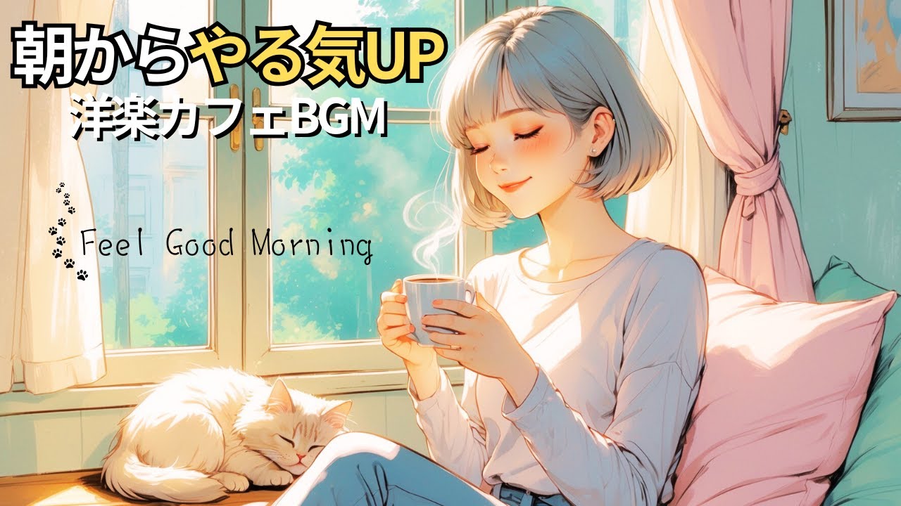 気分が上がる朝の洋楽BGM｜カフェ風ポジティブミュージック / Feel-Good Morning Café Music