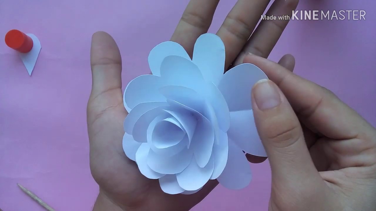 Como fazer flor de papel | FAça Você Mesmo
