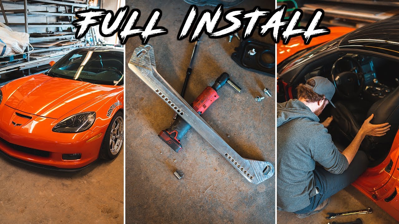 Corvette Seat Bracket Install (Lots Of Clearance)
