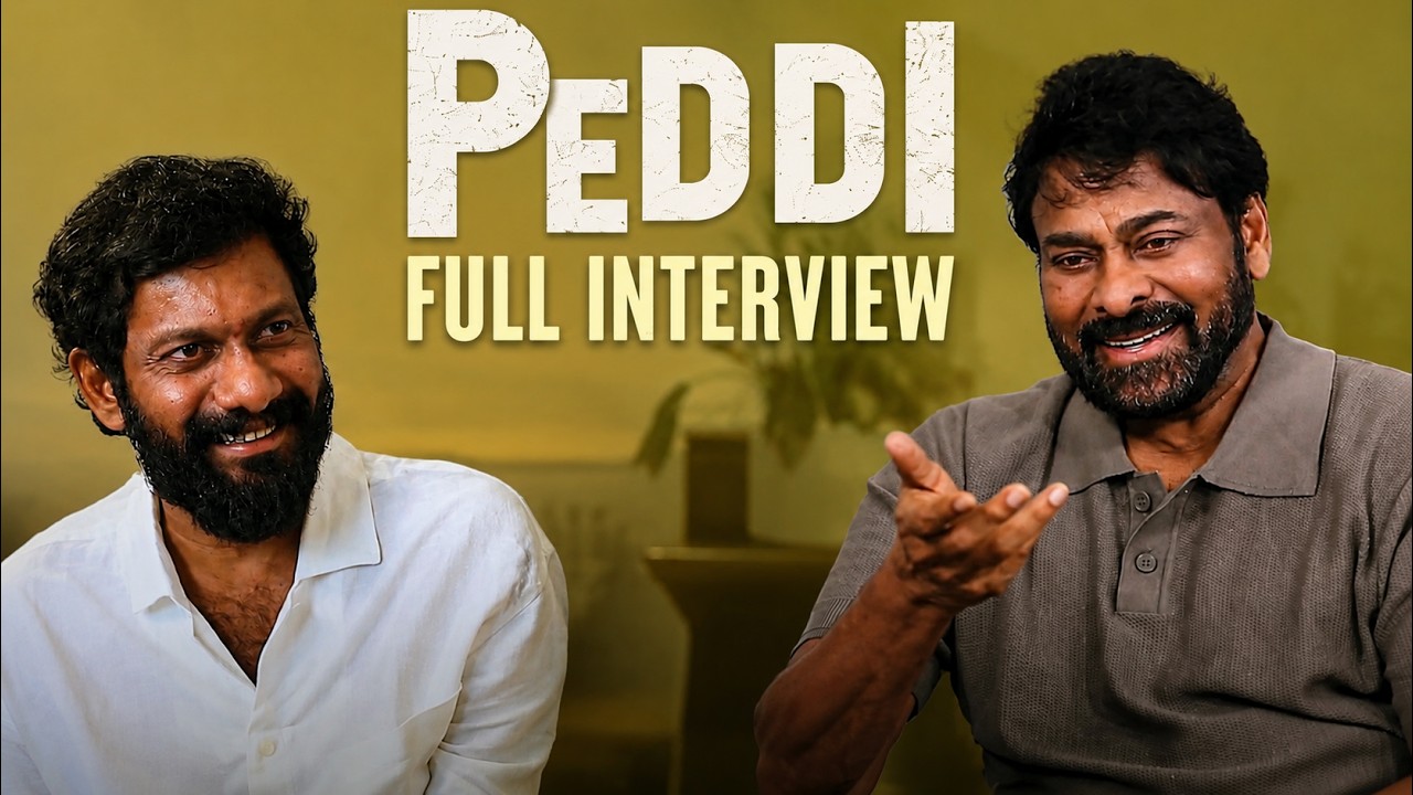 Chiranjeevi Interview With Buchi Babu Sana & Ram Charan | Jahnvi Kapoor | Peddi | Mana Big Screen