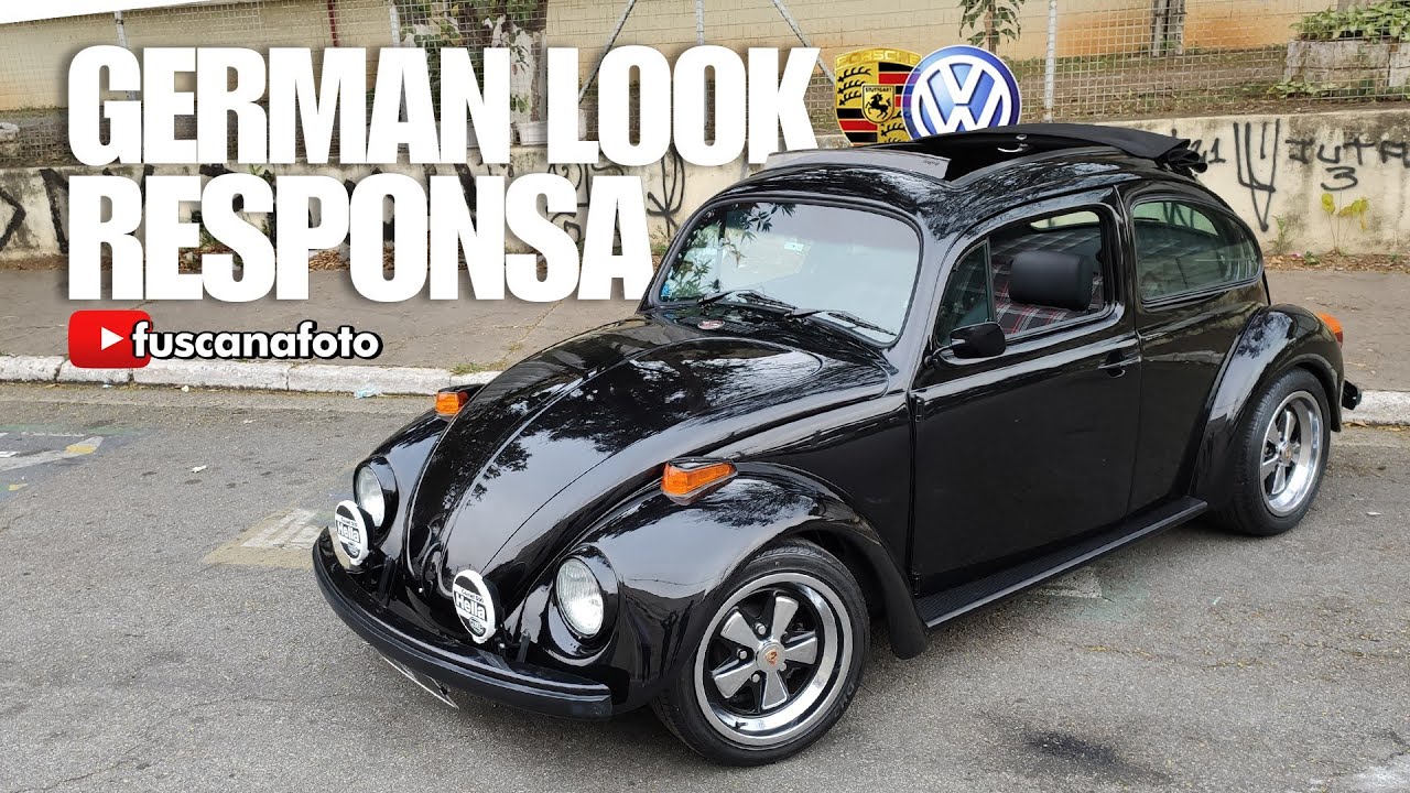 GERMAN LOOK TENSO! FUSCA ITAMAR TEM DEZENAS DE ACESSÓRIOS PORSCHE, MOTOR 1.9 E ATÉ COR DO PRIMO RICO