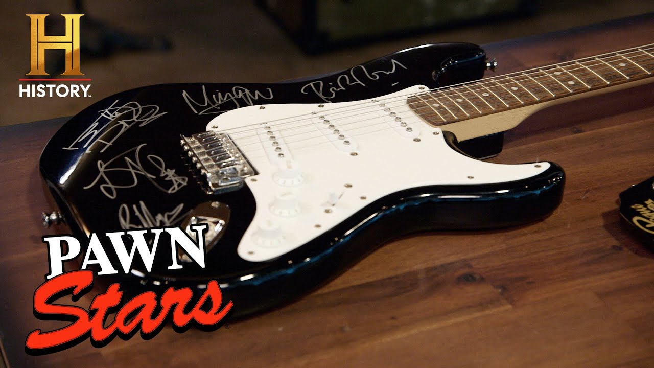 Pawn Stars Do America: *ULTRA-RARE* Rolling Stones Signed Guitar Could Be FAKE! | Pawn Stars
