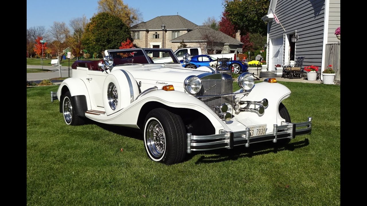 Excalibur Phaeton 1982 года в белом цвете / Автомобиль звёзд 80-х в программе My Car Story с Лу К...