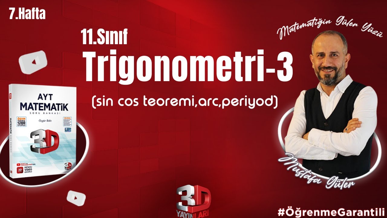 Trigonometri-3 | Sin-Cos Teoremi | Arc  | Pdf #öğrenmegarantili