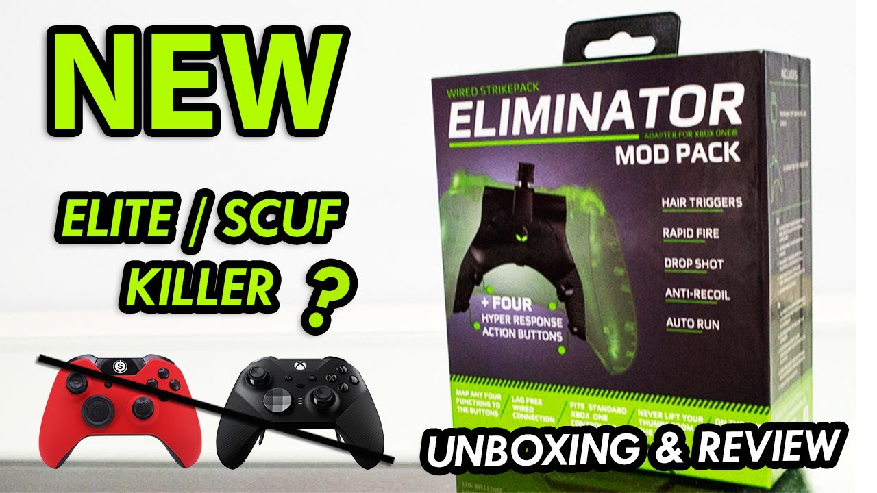 NEW STRIKEPACK ELIMINATOR XBOX ONE MOD PACK | ELITE & SCUF KILLER? Unboxing & Review