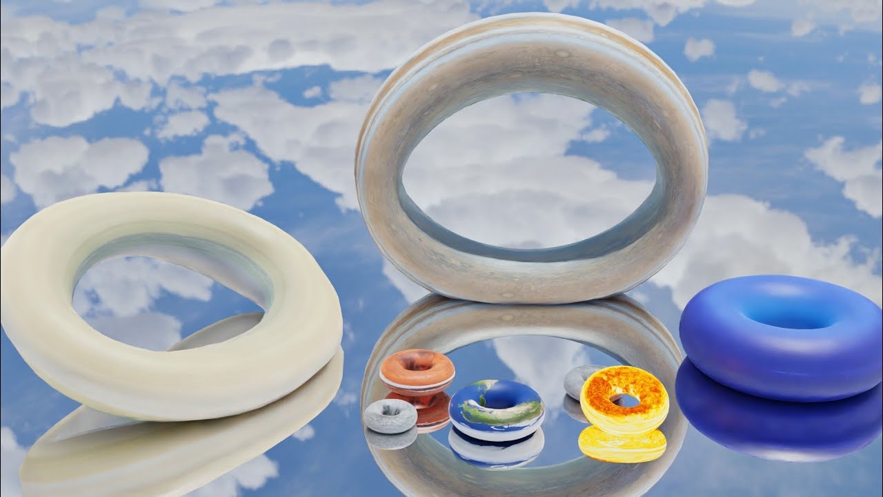 Round planet bouncing | Solar System Planet Size Comparison 3D