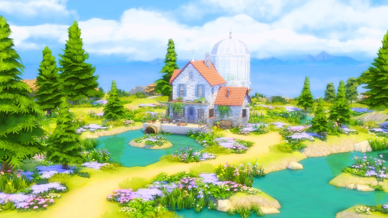 Howl's Secret Cottage 🕯️🪽 | The Sims 4 Speed Build | Studio Ghibli Inspired | No CC