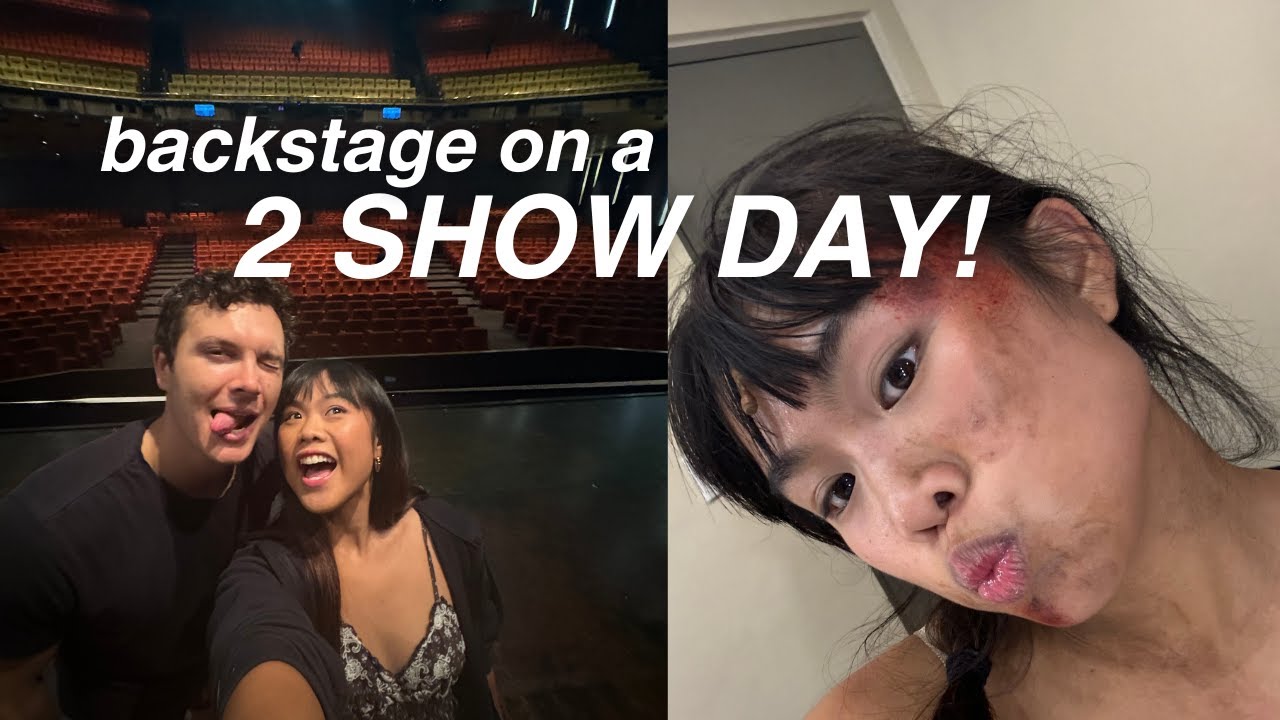 come with me backstage on a TWO SHOW day! | ep 5 ♡ video diary