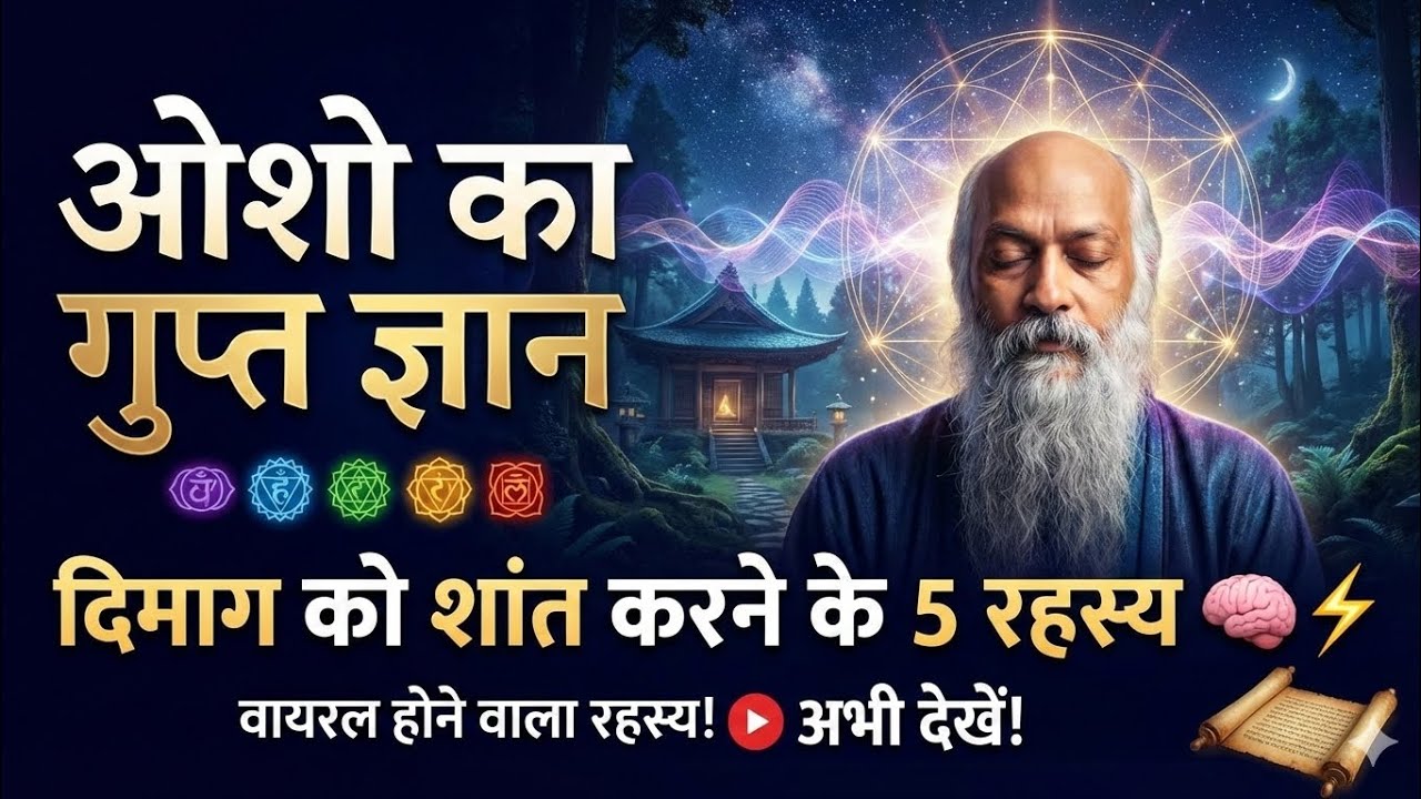 Osho’s Hidden 5 Rules for Inner Peace | Mind Control Secrets Revealed 🧘‍♂️💡