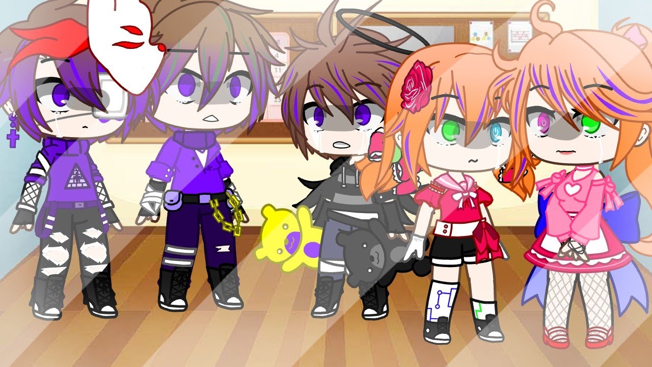 ||afton family stuck in a room for 24 hours•^•|| gacha club || Afton family ||👁️👄👁️