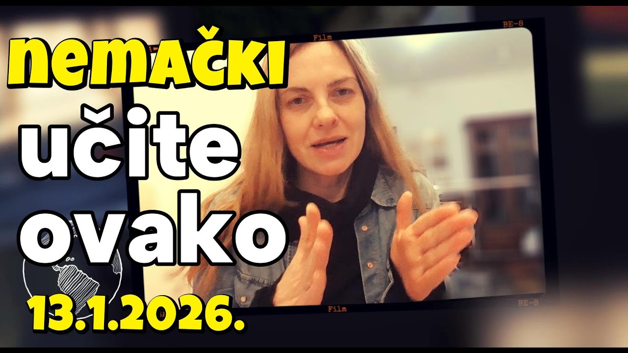NEMAČKI - 13. VIDEO U GODINI - KONVERZACIJA ZA UČENJE NOVIH REČI U GRAMATIKE ZA A1 I A2 NIVO