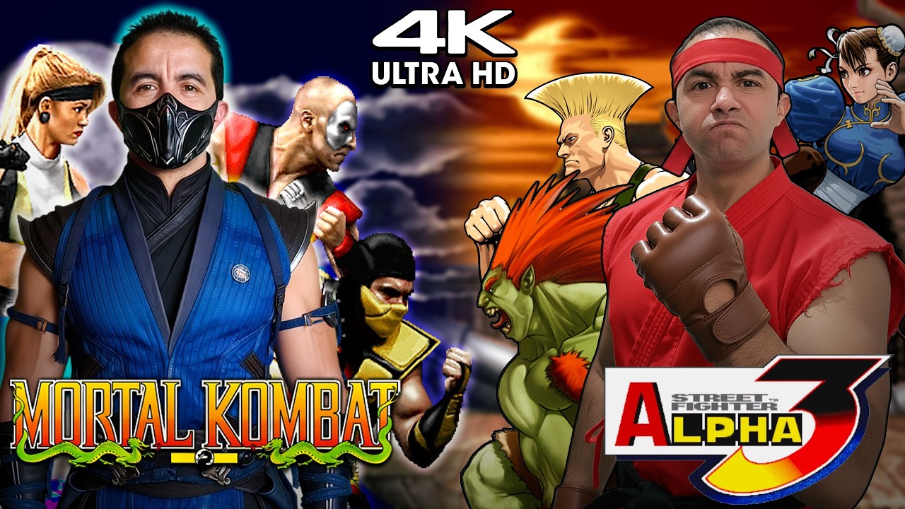 MIX INSANO! MORTAL KOMBAT 1 + STREET FIGHTER ALPHA 3 ARCADE! PC4K! PORRADARIA CLÁSSICA!