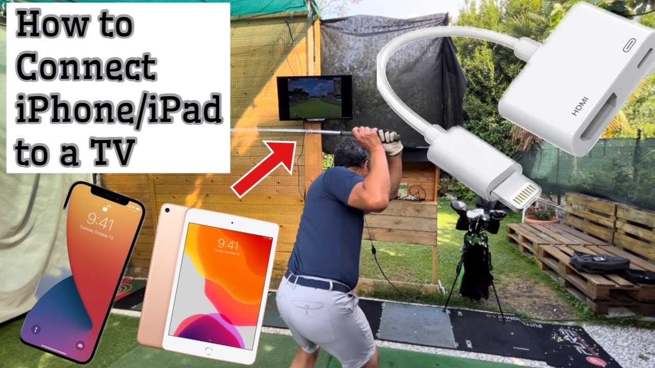 How to connect iOS device to TV | Golf Simulator