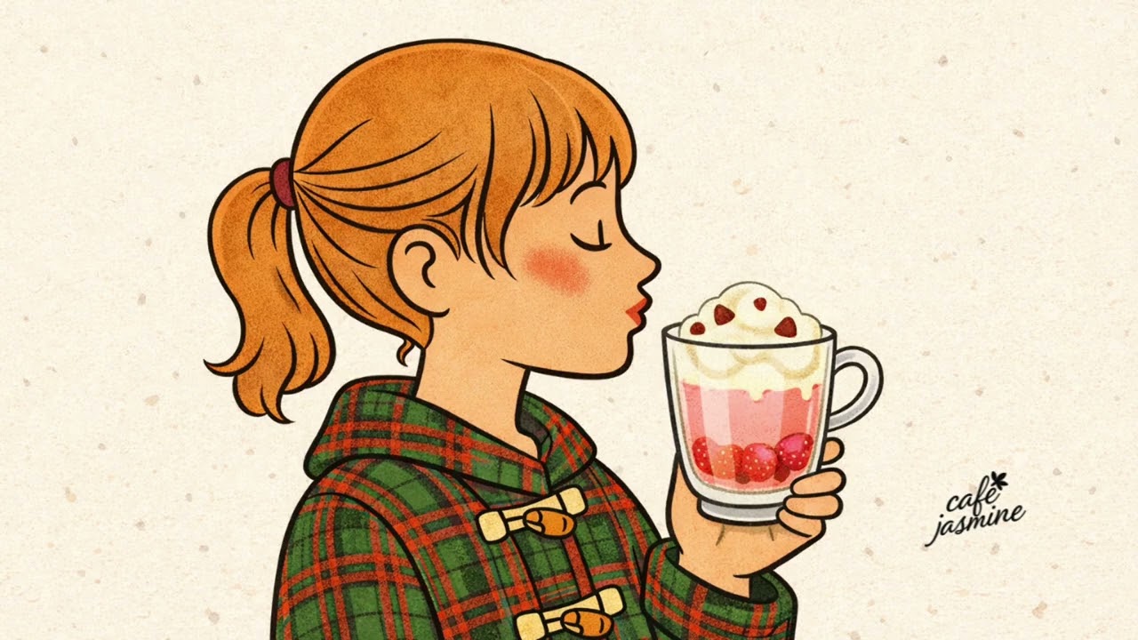 | strawberry latte | cozy winter pop vibes