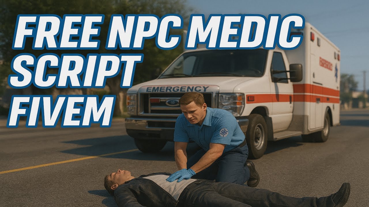 Free NPC Medic Script Fivem | Advanced Ai Medic System | FearX-NpcMedic