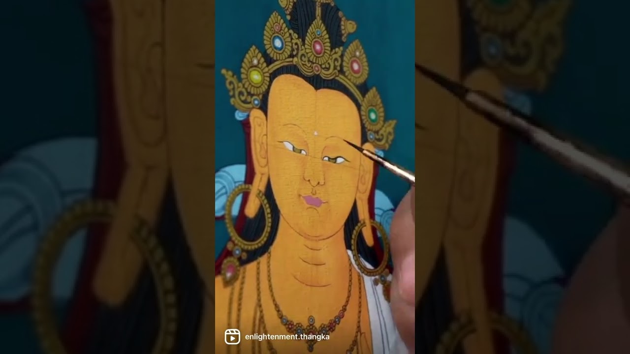 ManjushreeAn original painting from Enlightenment studio!