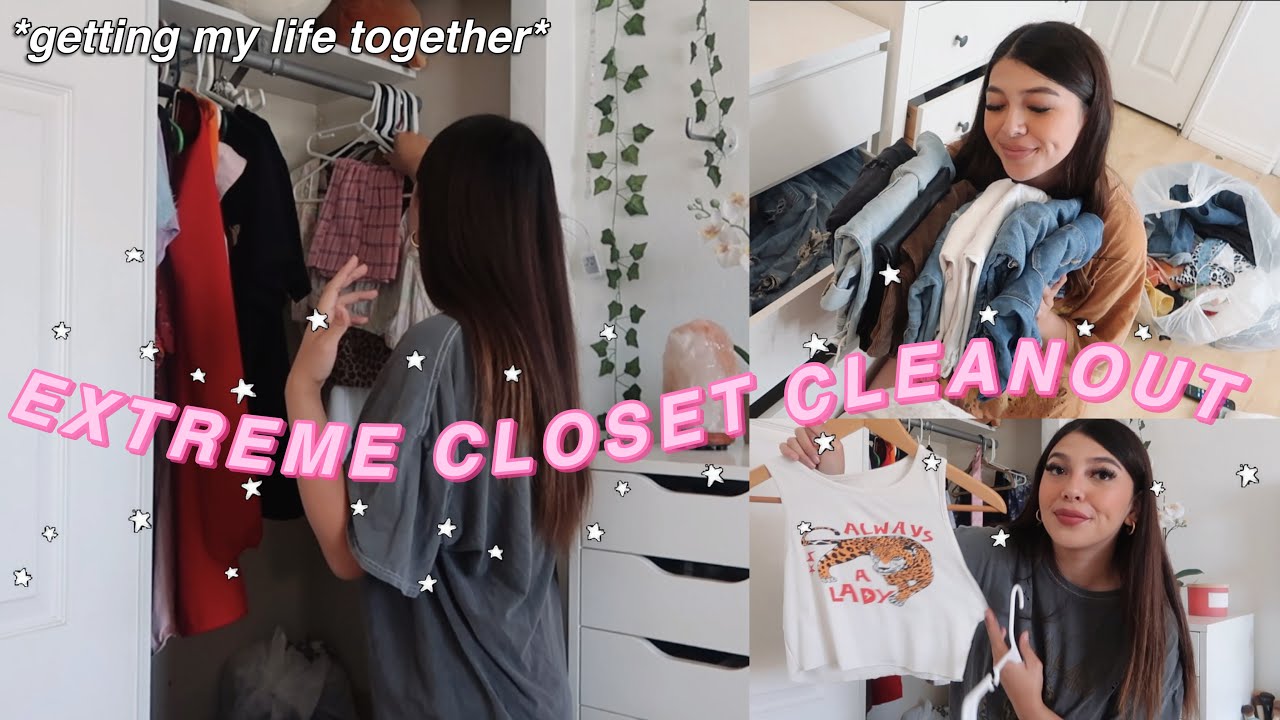 EXTREME CLOSET CLEANOUT! | summer 2022