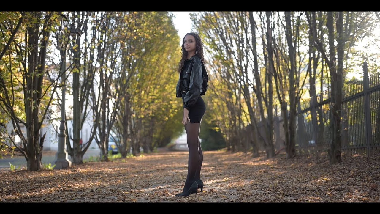 FASHION FILM CINEMATIC VIDEO PORTRAIT :  Pantyhose, Stockings, Tights, Heels, Mini Skirt (4K)