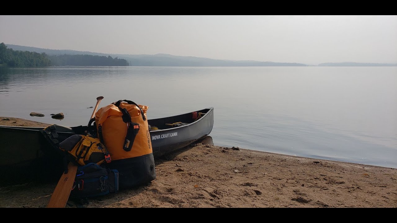 Solo backcountry canoe trip to Cedar, Catfish, Burntroot Lakes in Algonquin Park August 2023
