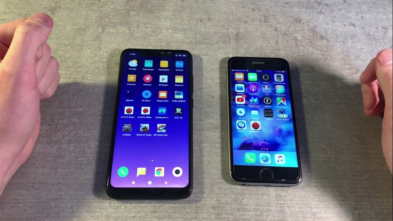 Xiaomi Redmi Note 6 Pro vs iPhone 6S