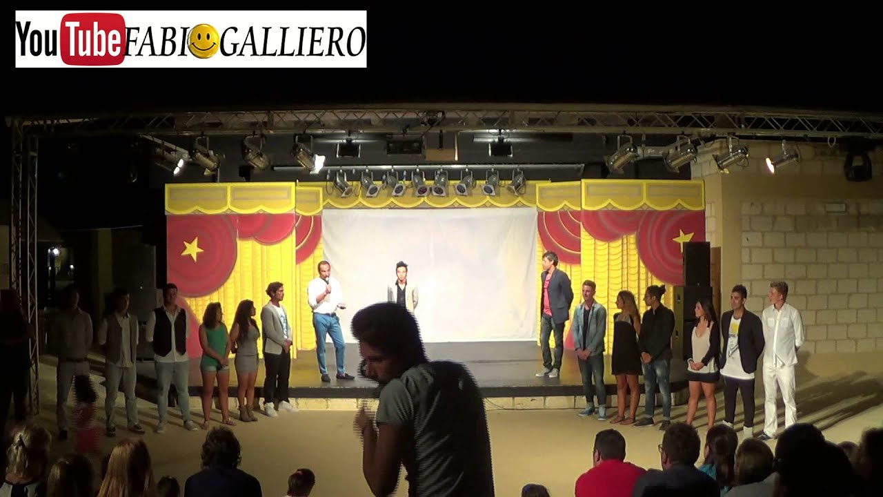 Fabio Galliero - Premiazione miglior animazione Barcelo' 2013-2014