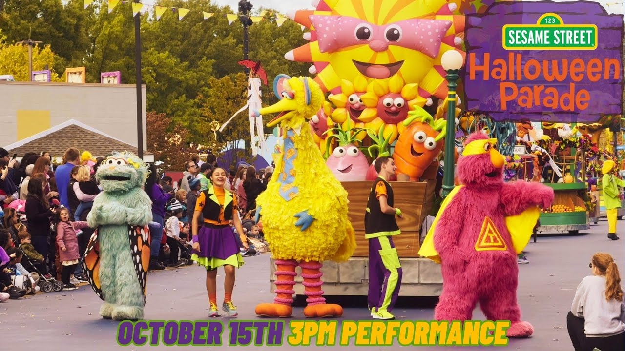 Sesame Street Halloween Parade | October 15th 3pm Performance | Sesame Place Spooktacular 2023