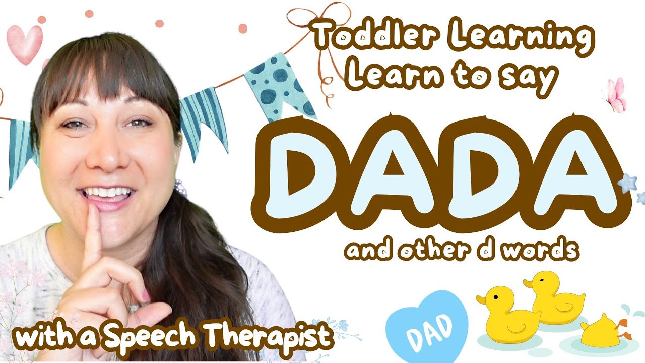 Learn to Say Dada Ms. Rachel Style video | Baby&rsquo;s First Words | Speech development with an SLP
