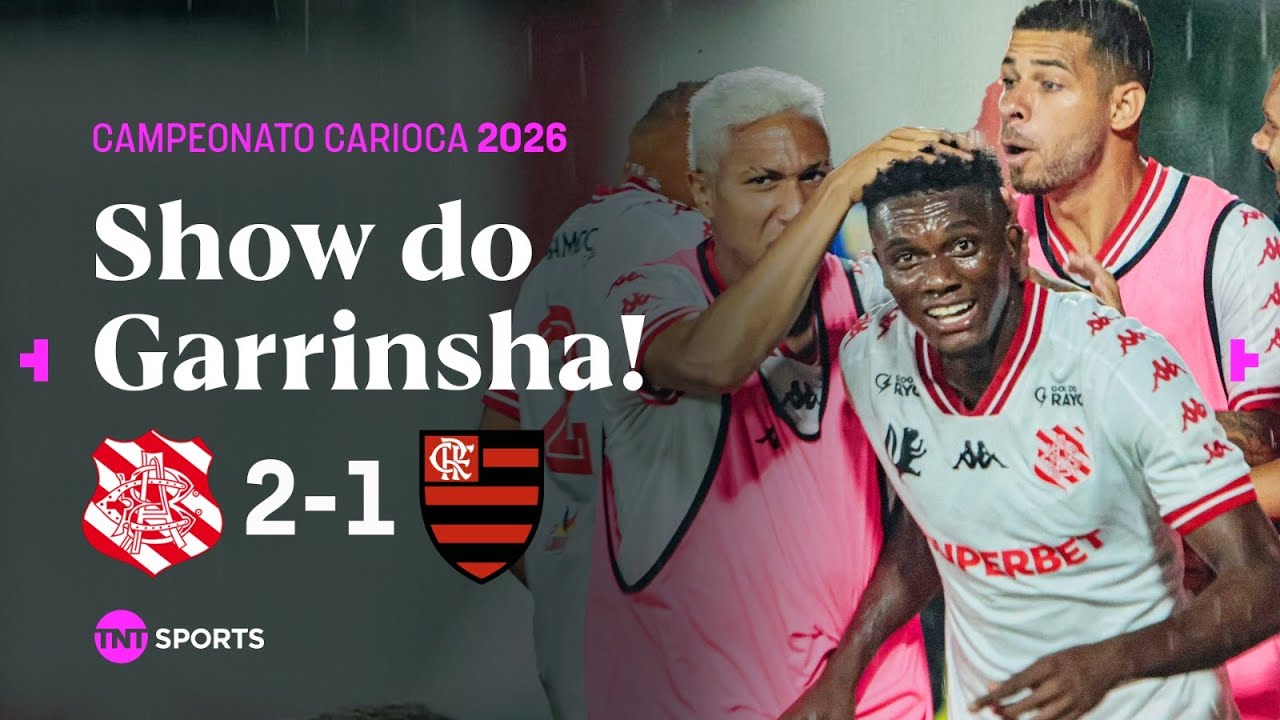 GARRINSHA MARCA GOLA&Ccedil;O E D&Aacute; ASSIST&Ecirc;NCIA E FLA SEGUE SEM VENCER! BANGU 2X1 FLAMENGO